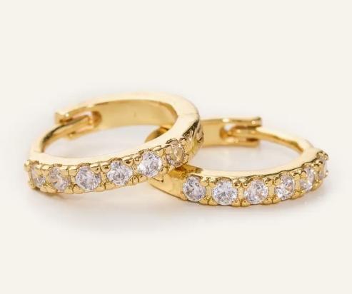 Gold Crystal Huggies-Waterproof