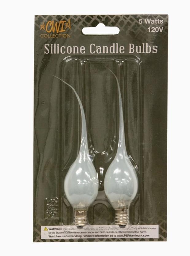 2/Pkg 5W Clear Silicone Bulbs