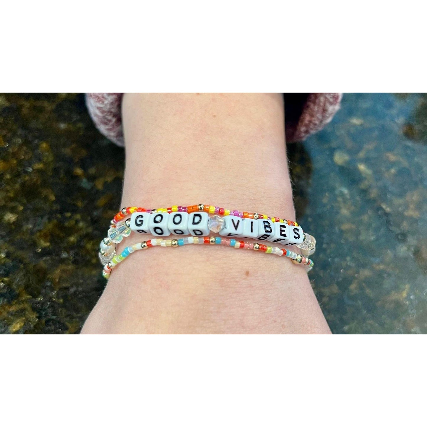 Back Bay Bead Company Bracelet (Good Vibes)