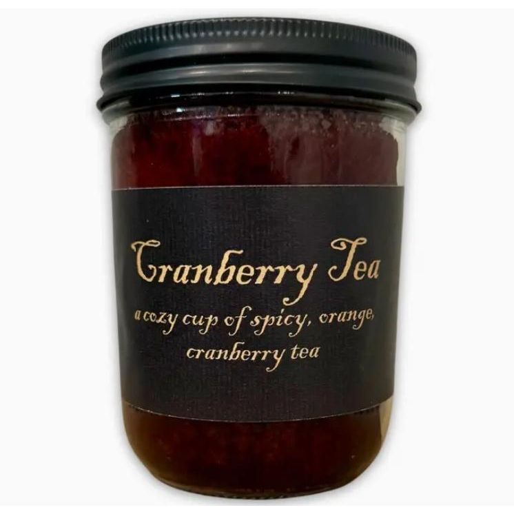 Black Label Cranberry Tea Candle | 16oz Mason Jar