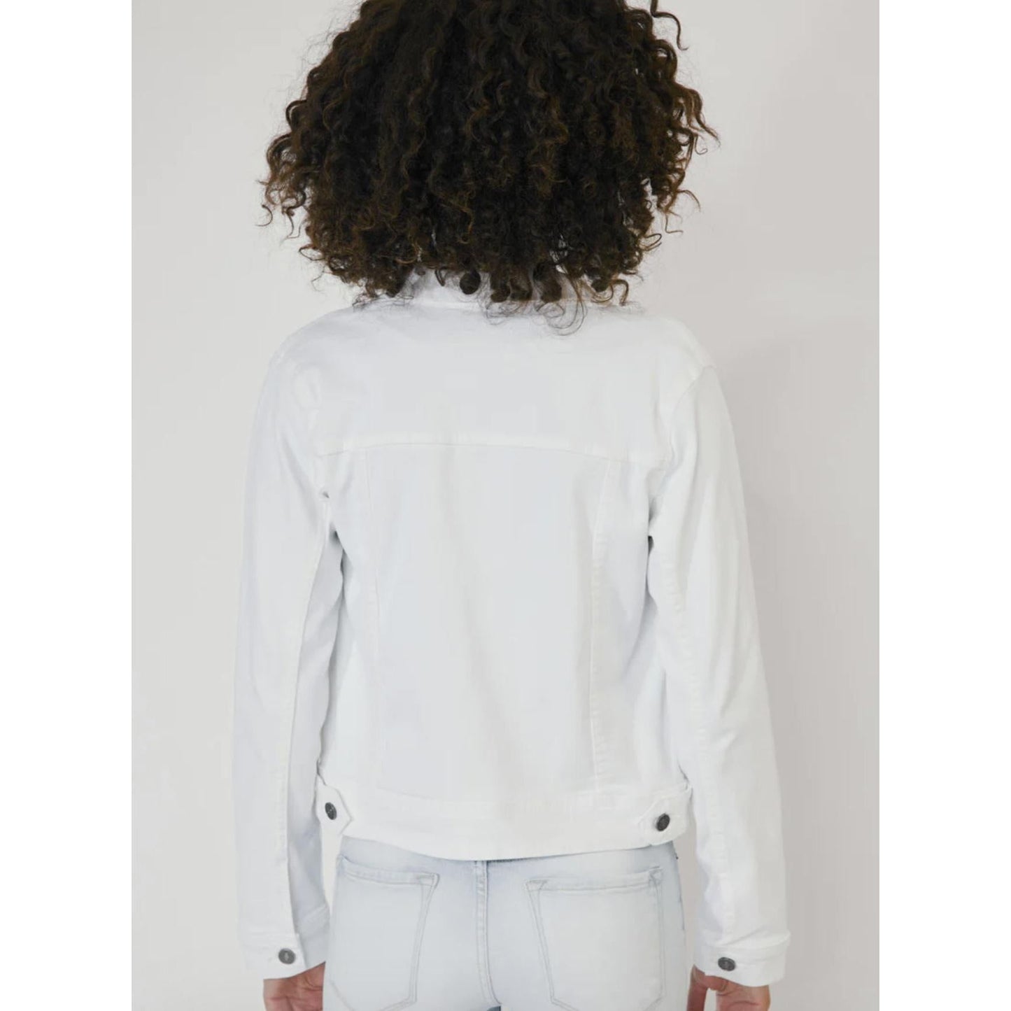 KanCan Yumi Denim Jacket (White)