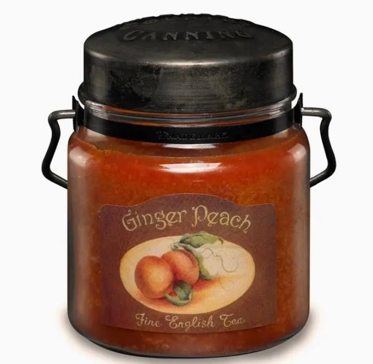 McCall’s Candles Classic Jar Candle-16oz-Ginger Peach