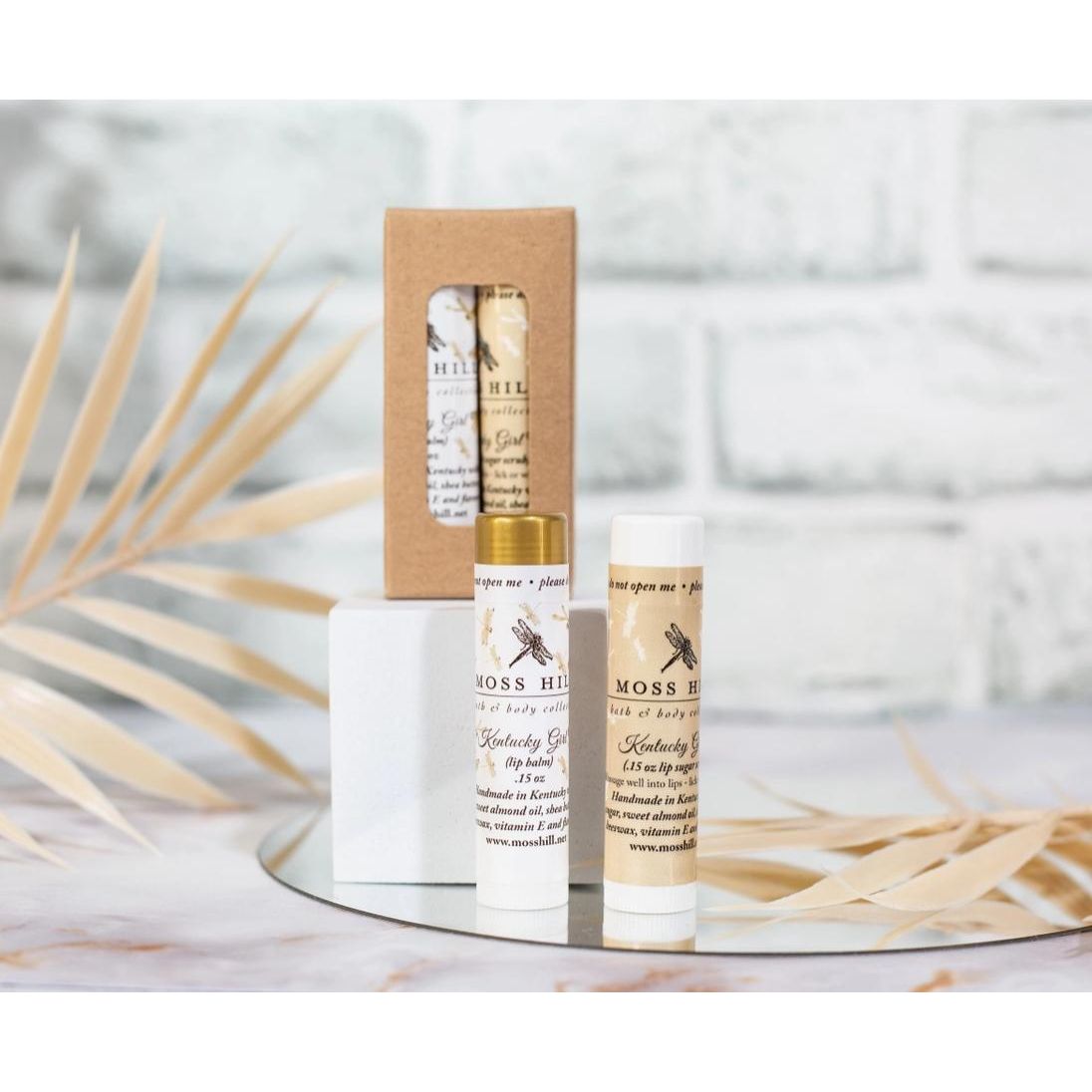 Moss Hill Lip Balm and Lip Scrub Set