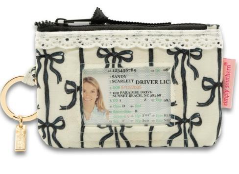 Simply Southern Lace Black Bow ID Wallet