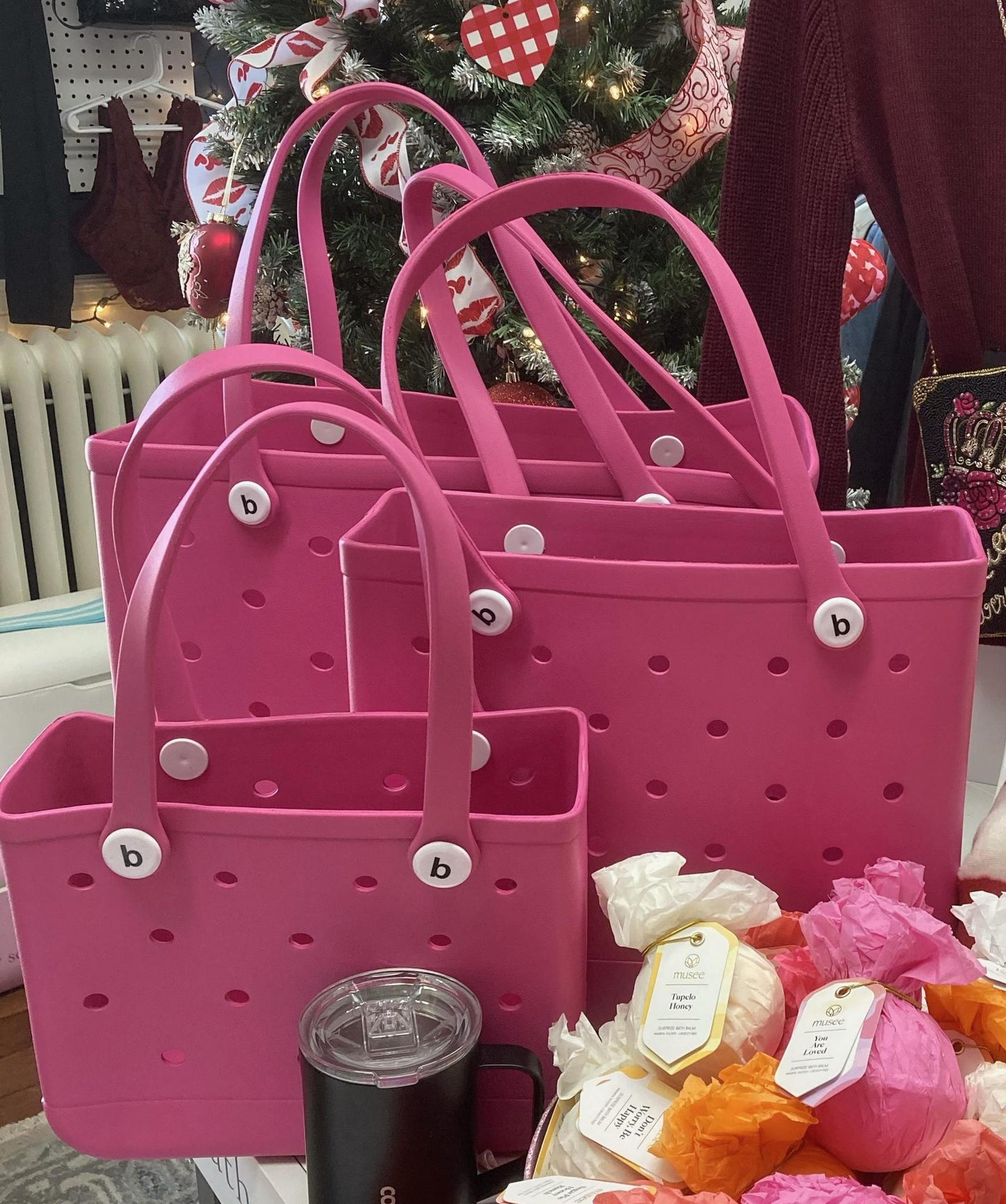 Bogg Bag Tote (Hot Pink)