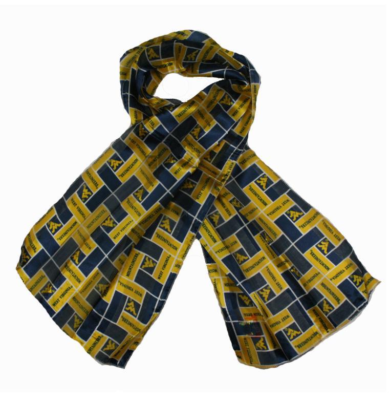 West Virginia Mountaineers Silky Scarf