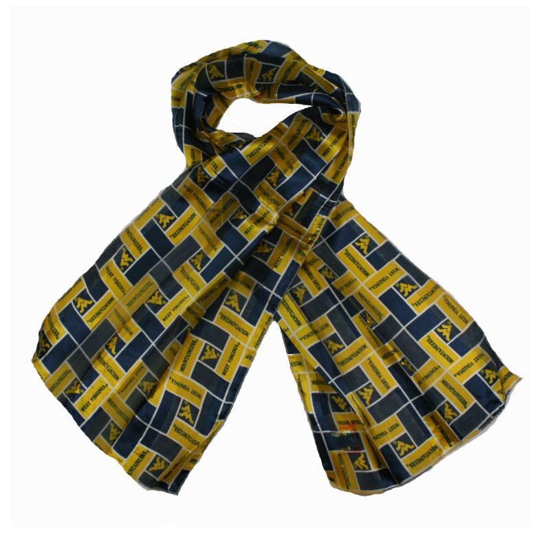 West Virginia Mountaineers Silky Scarf