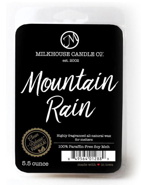Milkhouse Candles Mountain Rain Melts