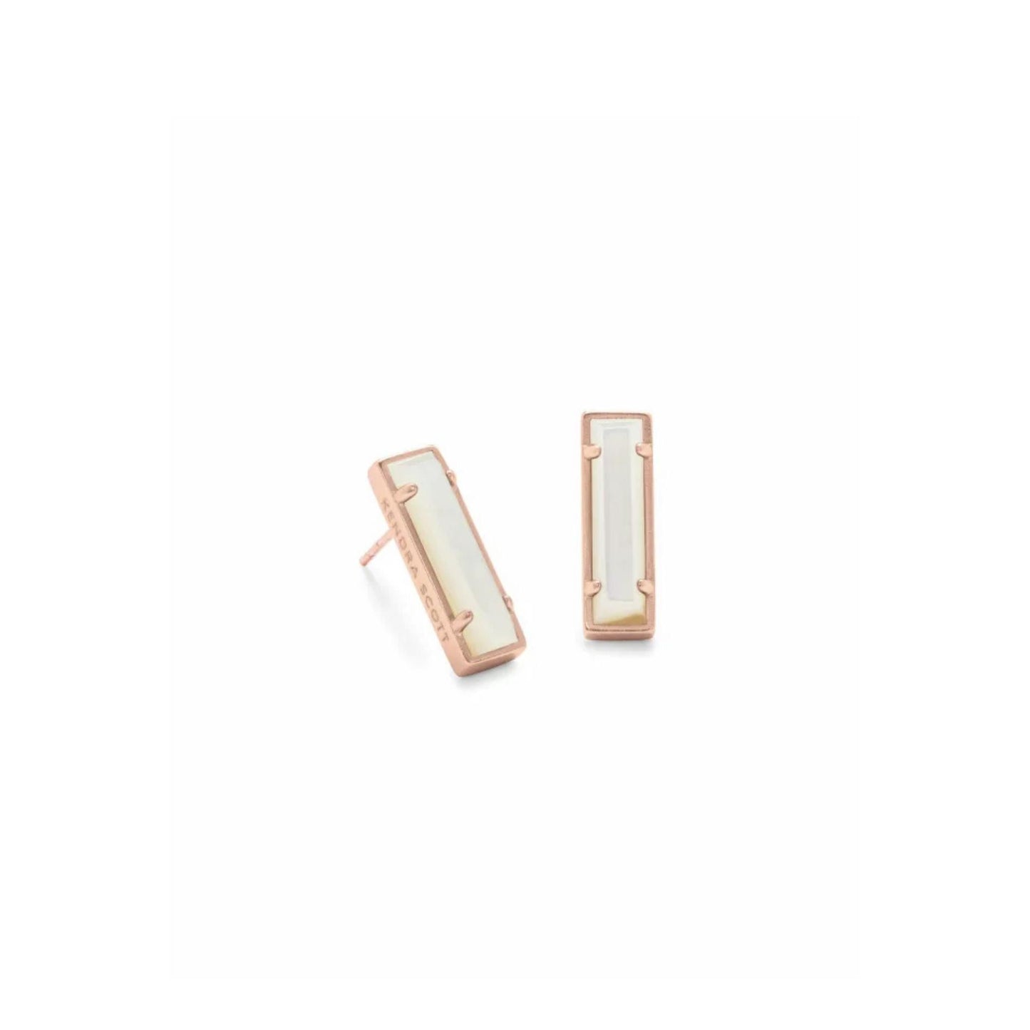 Kendra Scott Lady Stud Earrings in Rose Gold