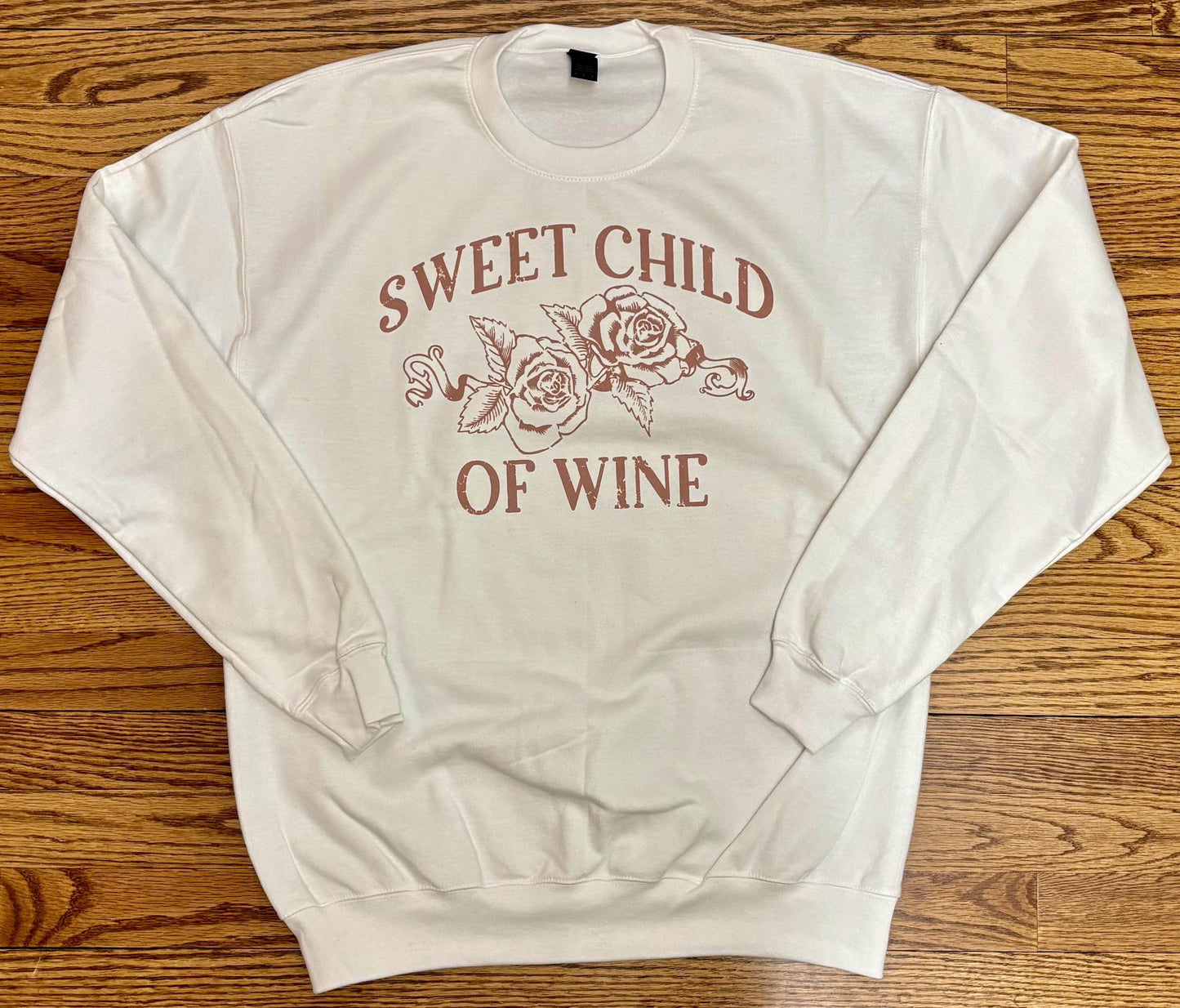 Sweet Child of Wine Crewneck (White)