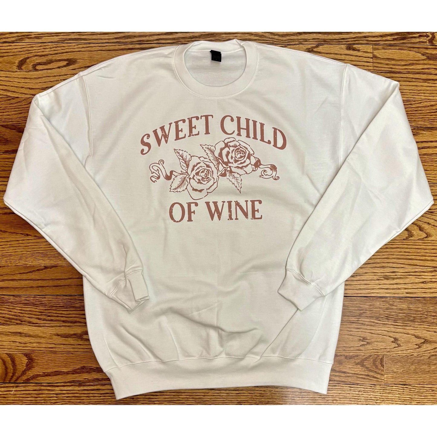 Sweet Child of Wine Crewneck (White)