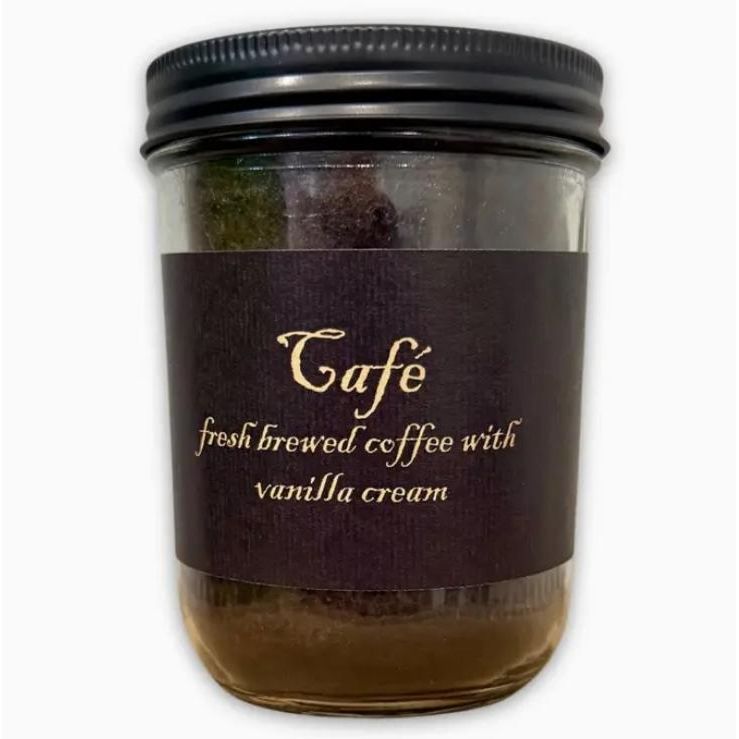 Black Label Cafe Candle| 16oz Mason Jar