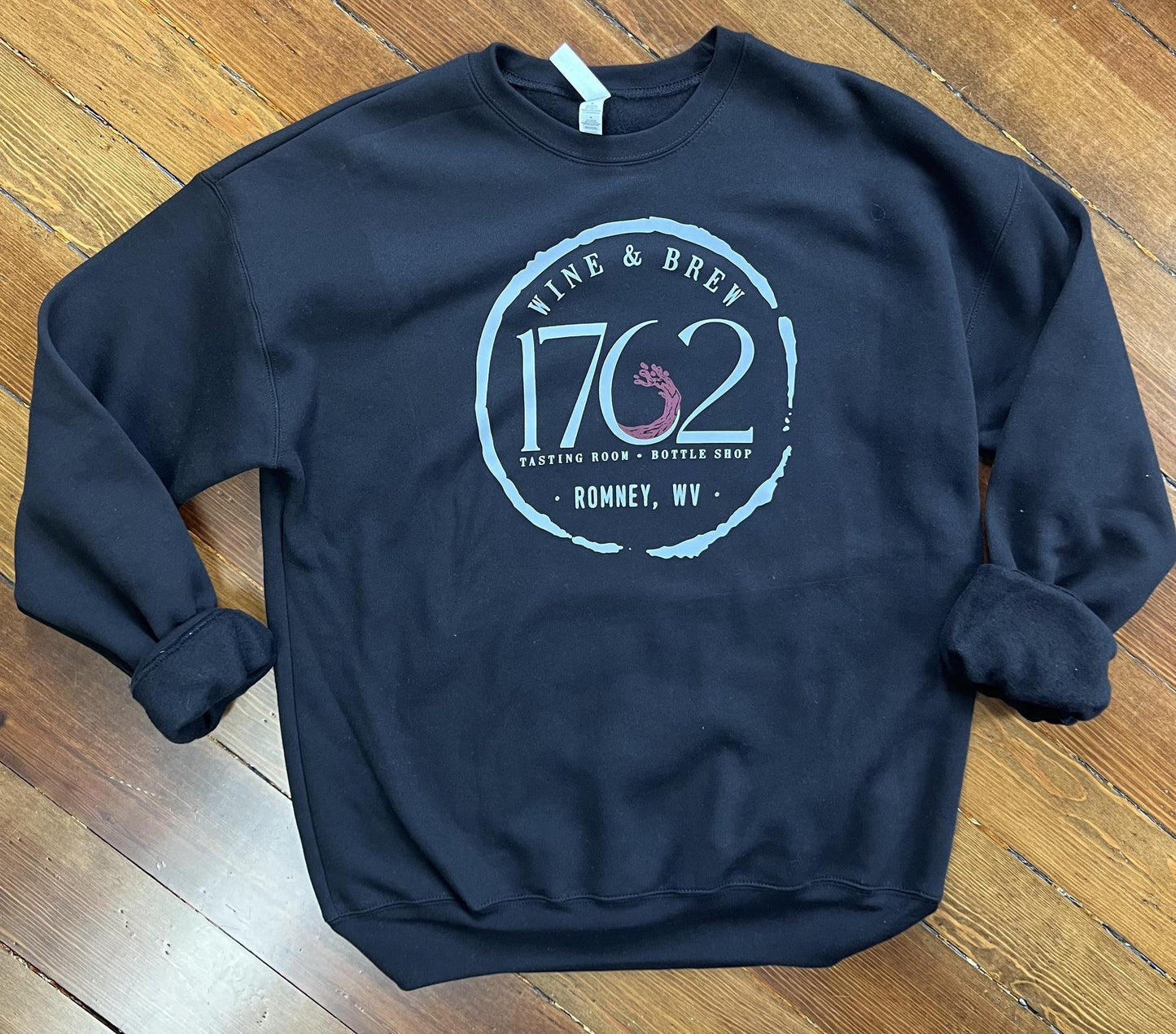 1762 Wine & Brew Crewneck (Black)