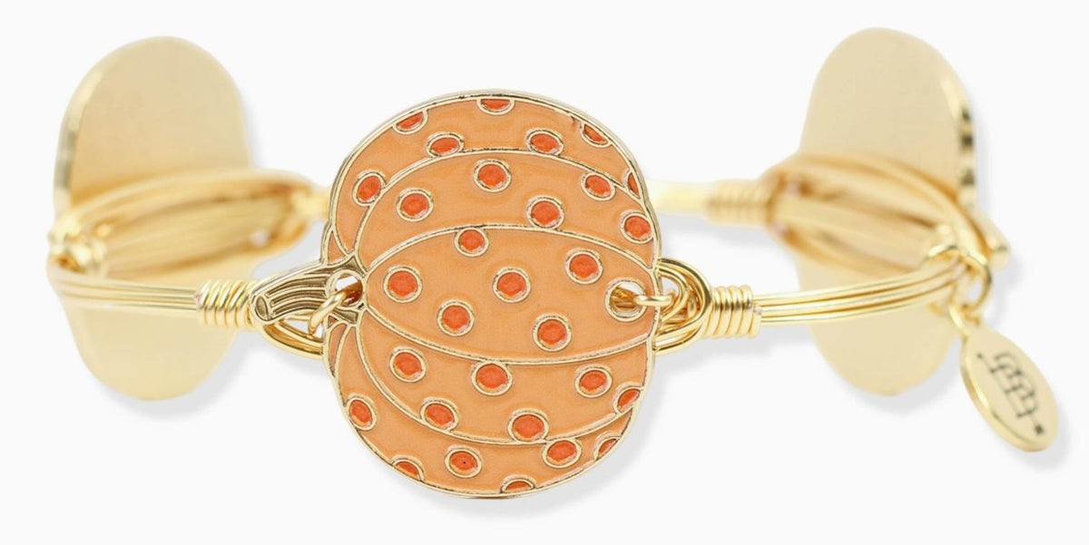 The Polka Dot Pumpkin Bangle Bracelet