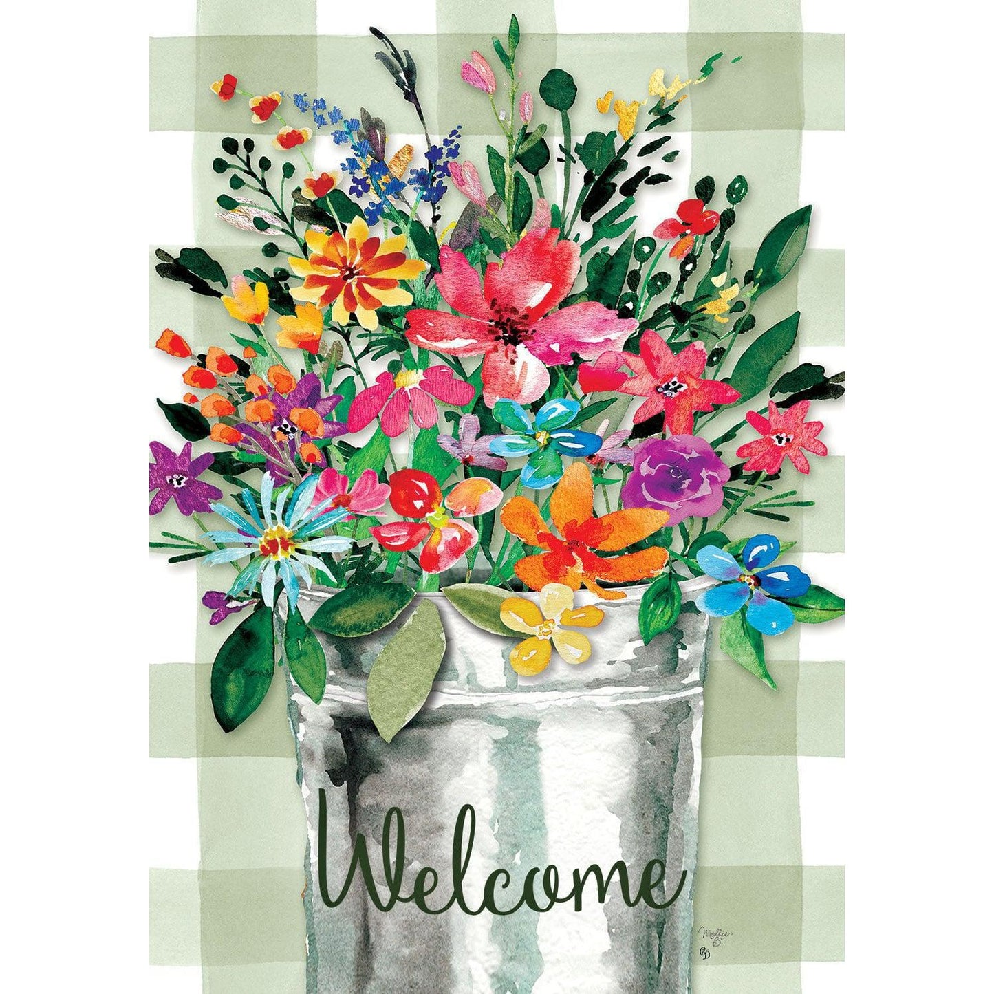 Wildflower Bucket Flag