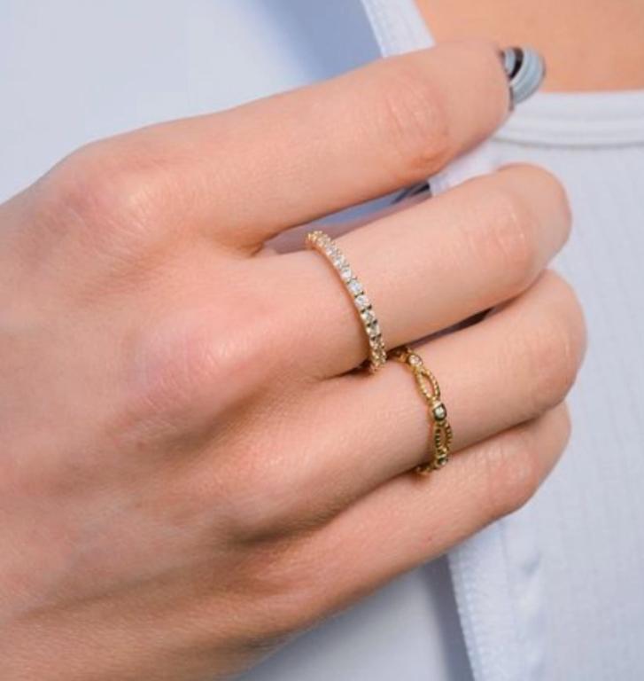 Merit Gold Crystal Ring