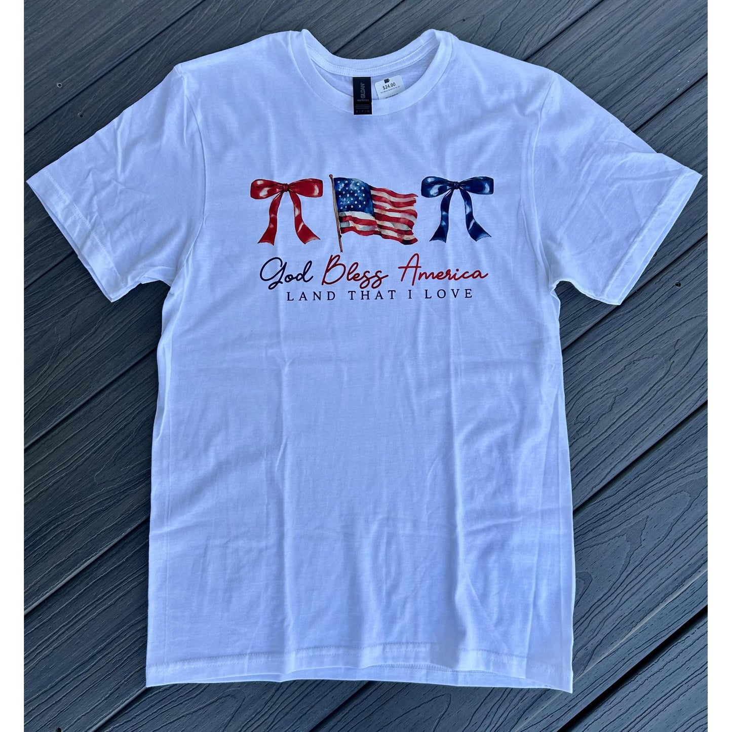 God Bless America Tee (White)