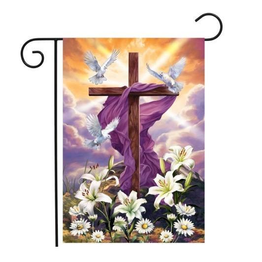 Sunrise Easter Cross Flag