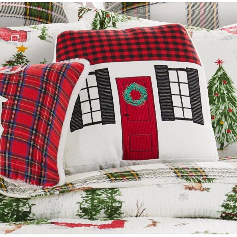 Tatum Pines Holiday Home Throw Pillow