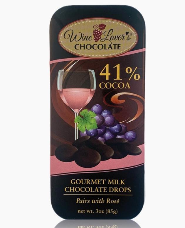 Wine Lover's Chocolate Tin Wine Lover's Chocolate - Pairs with Rose