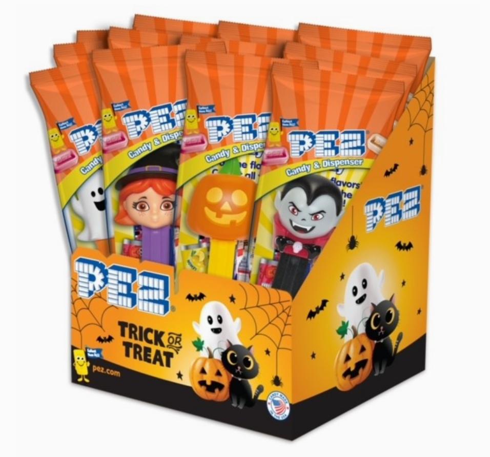 Pez Halloween Poly Bags Assorted Designs