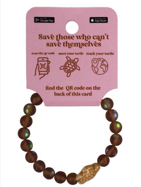 Simply Southern Turtle Tracker Bracelet (Mocha)