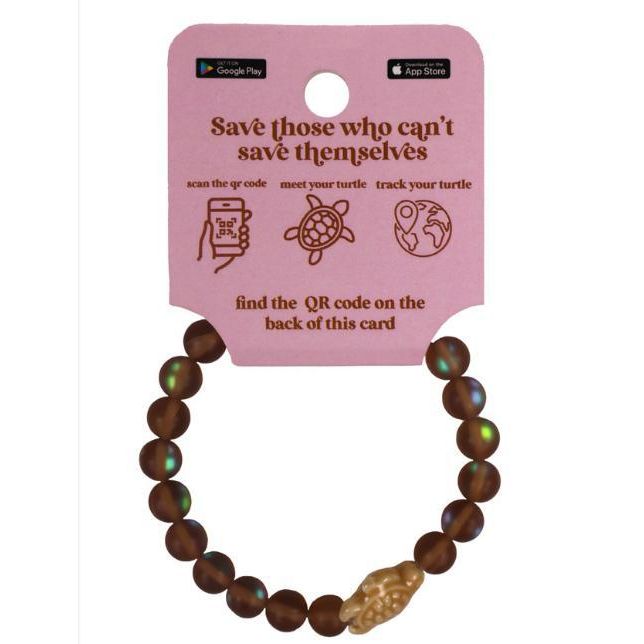 Simply Southern Turtle Tracker Bracelet (Mocha)