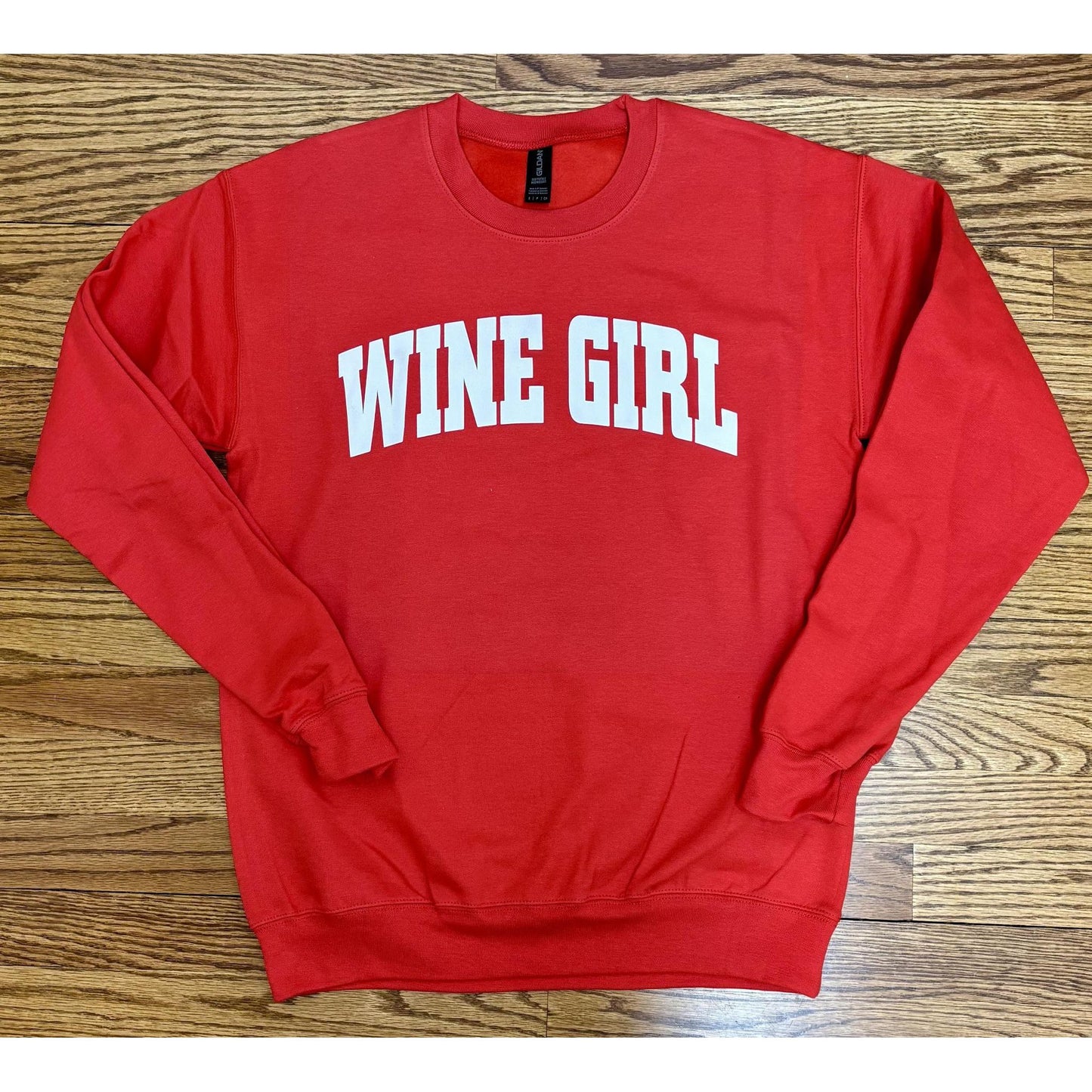Wine Girl Crewneck (Red)