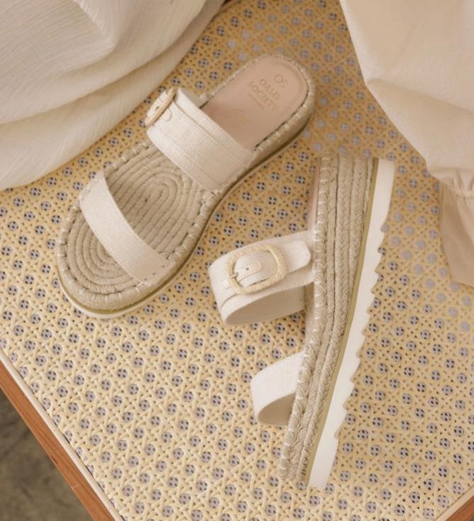 The Reese Beige- Platform Sandal
