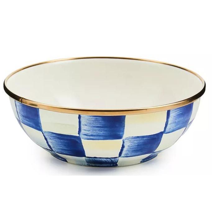 Mackenzie Childs Royal Check Everyday Bowl