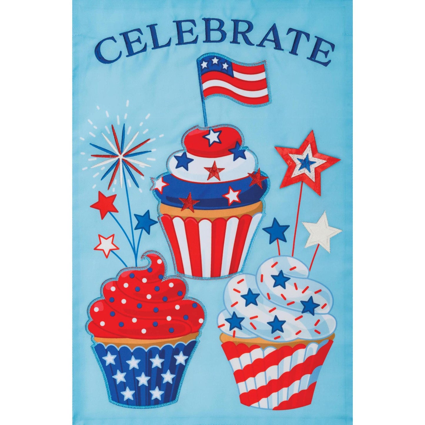 Celebrate-Applique Flag