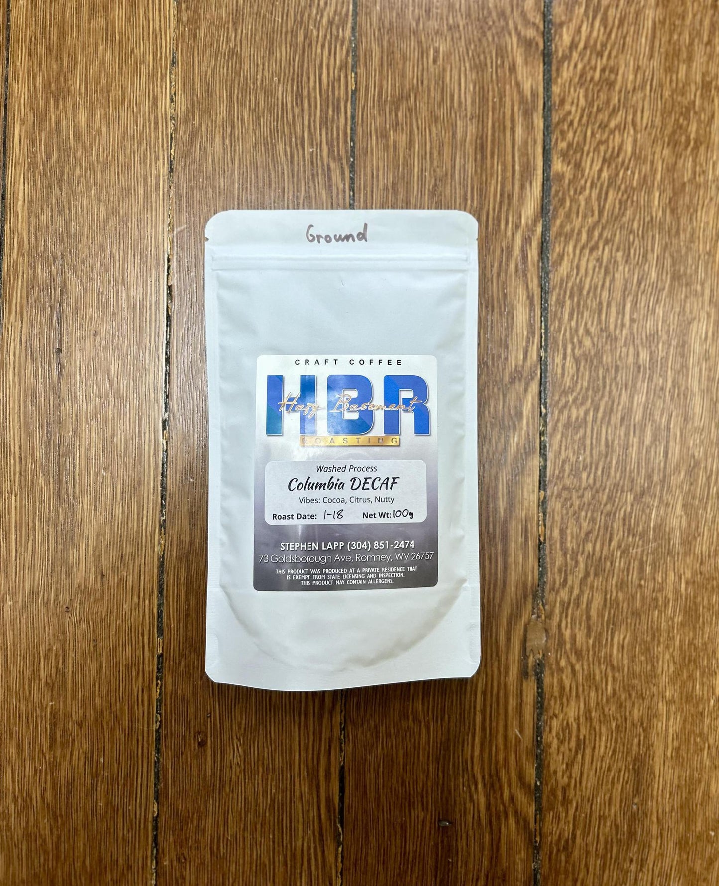 Hazy Basement Roasting Craft Ground Coffee