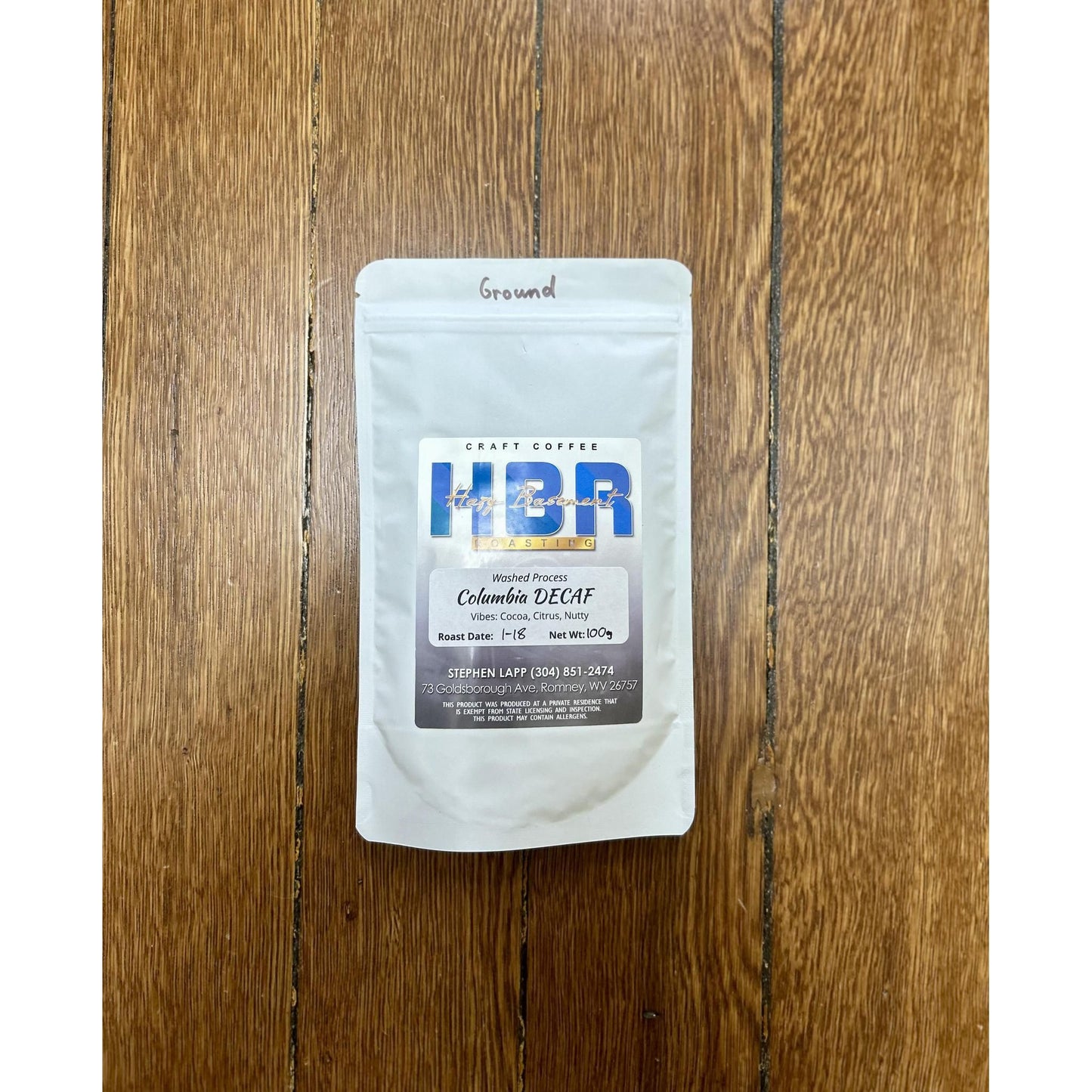 Hazy Basement Roasting Craft Ground Coffee