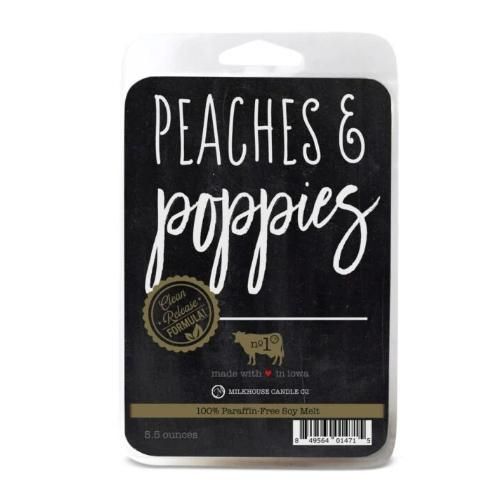 Milkhouse Candles Peaches & Poppies Melts