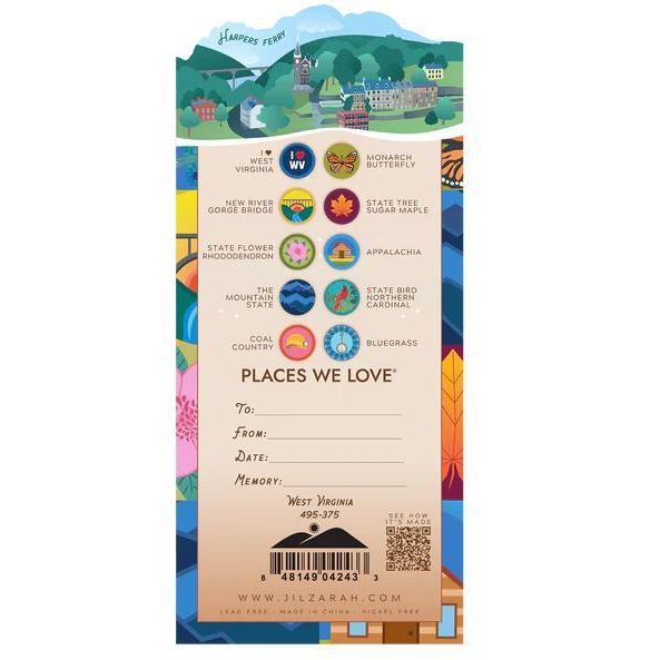 West Virgina Places We Love Bracelet