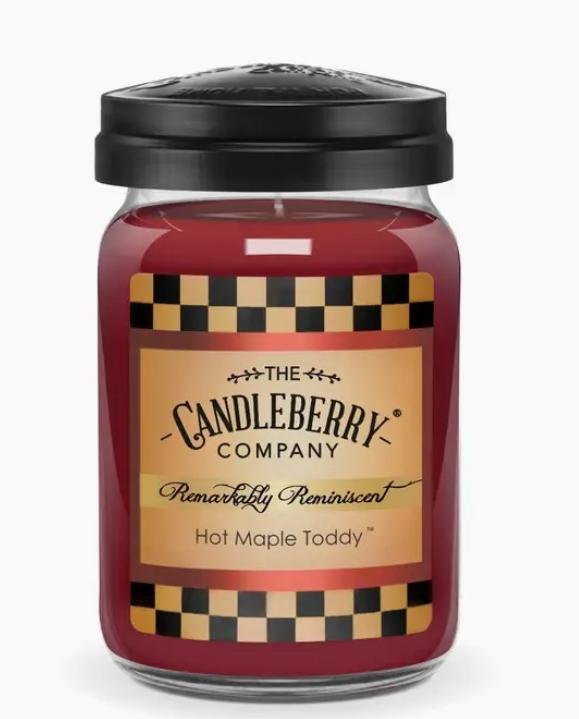 The Candleberry Company Hot Maple Toddy®, Large Jar Candle