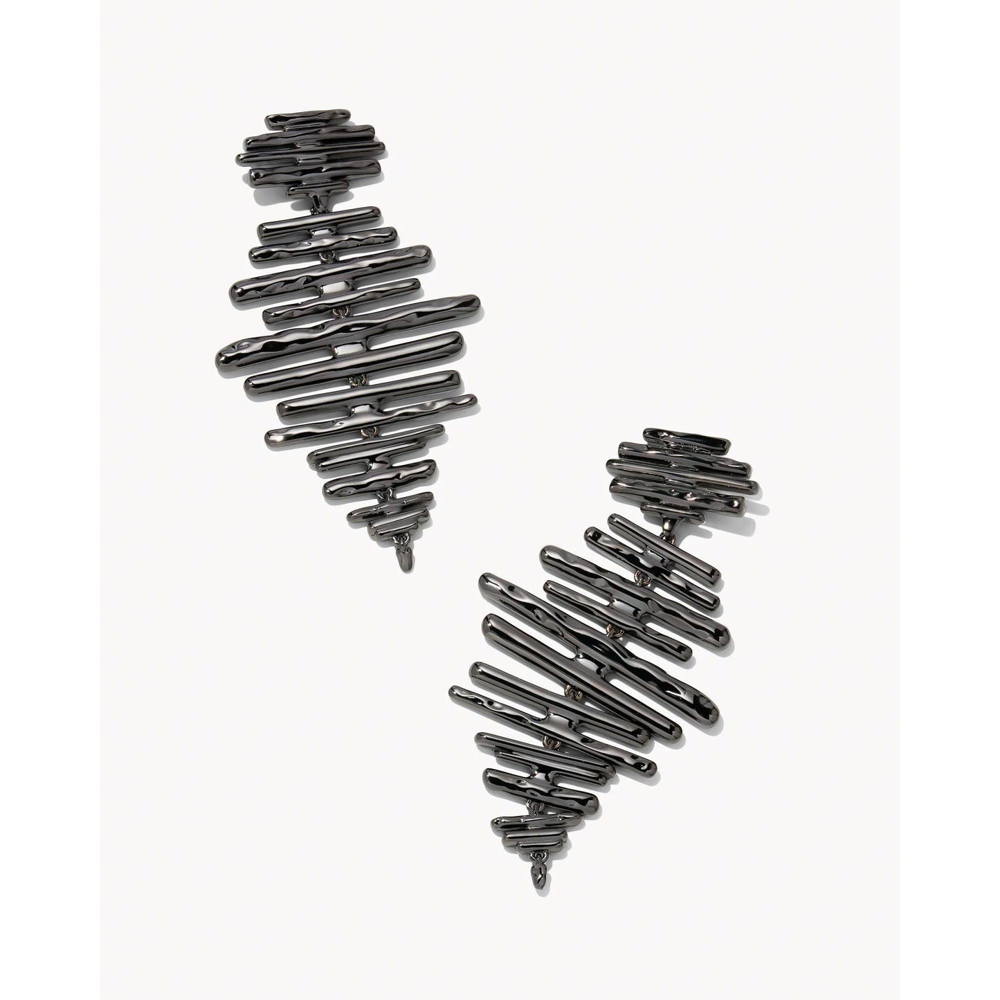 Kendra Scott Rylan Statement Earrings in Gunmetal