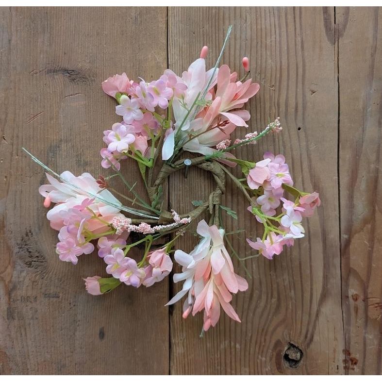 Pink Flowers Mini Ring