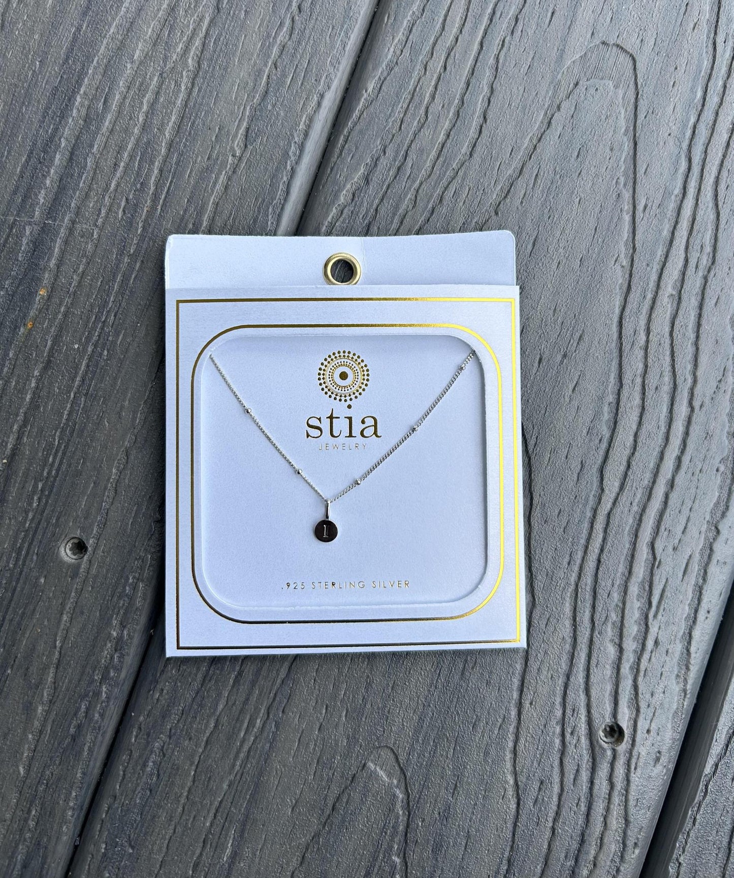 "I" Necklace (Sterling Silver)