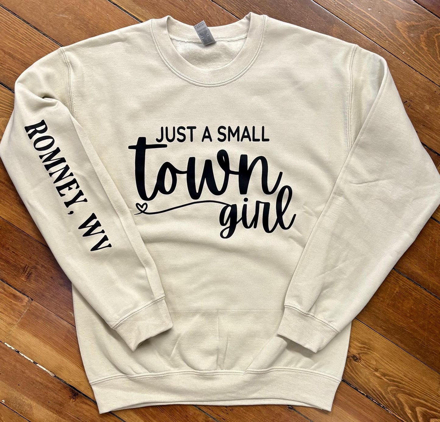 Just A Small Town Girl Romney WV (Tan)