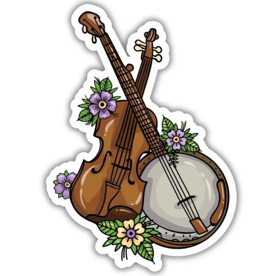 Mountain Music Sticker