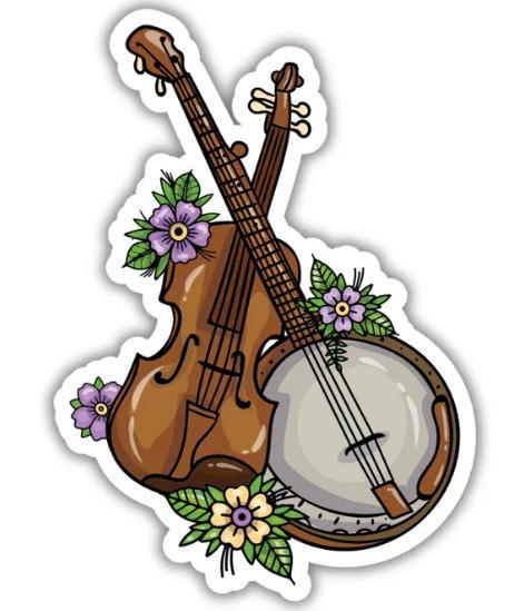 Mountain Music Sticker