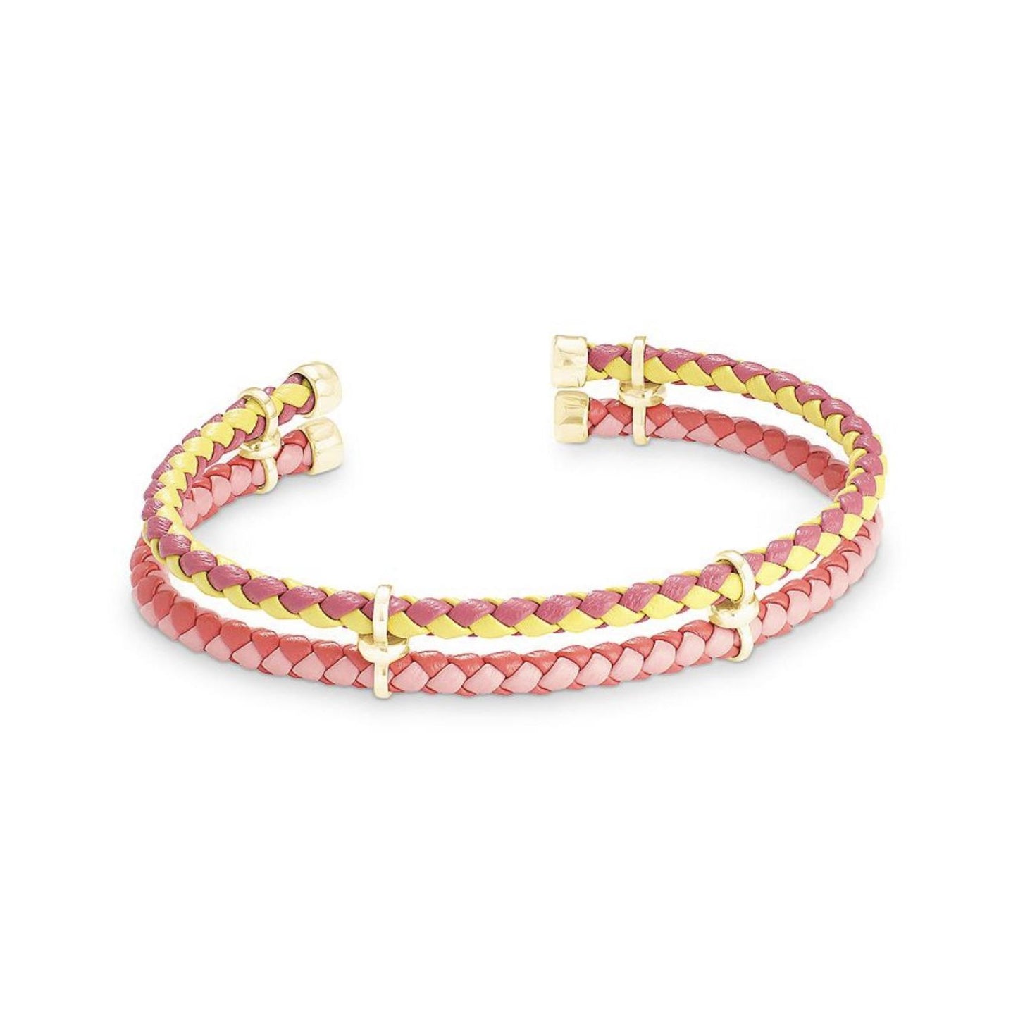Kendra Scott Raven Cuff Bracelet in Pink/Yellow