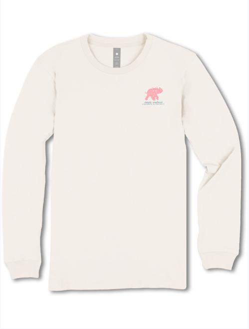 Simply Southern Long Sleeve Quilted Elephant Tee