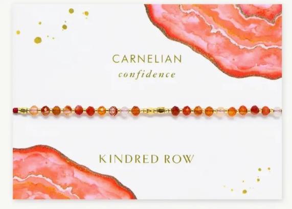 Carnelian Healing Gemstone Stacking Bracelet