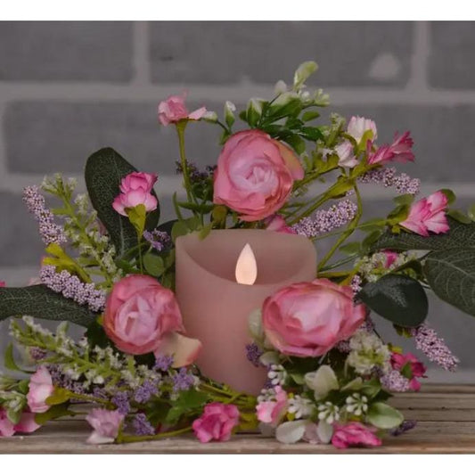 Peony Patch Candle Ring