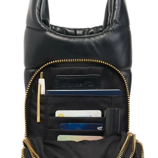 Black Vegan Leather HydroBag with Strap Bundle