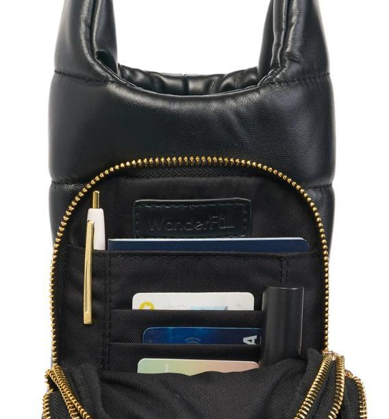Black Vegan Leather HydroBag with Strap Bundle