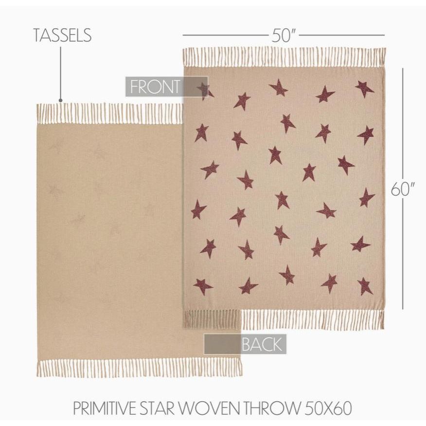 Gable Primitive Star Woven Throw