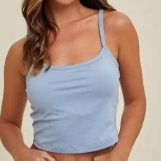 Athletic Brami with Adjustable Racerback Detail (Blue)